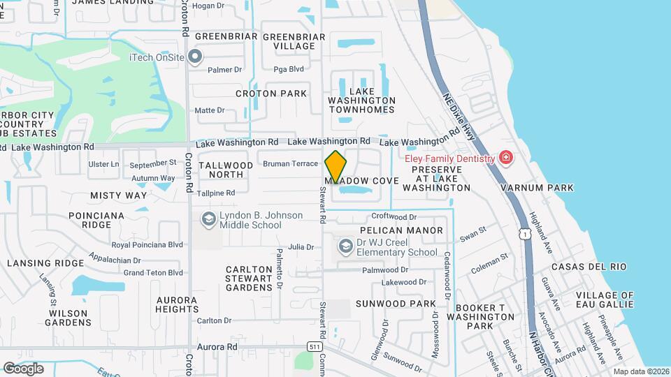 1611 Clover Cir Map and Location Details