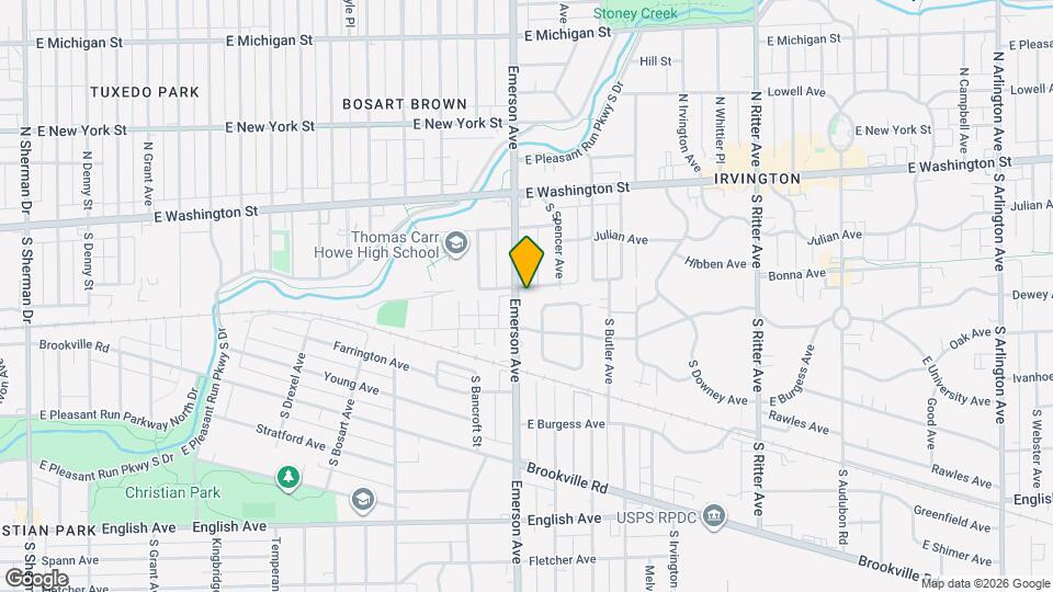 201 S Emerson Ave Map and Location Details