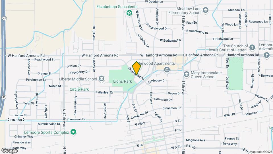 375 Brentwood Dr Map and Location Details