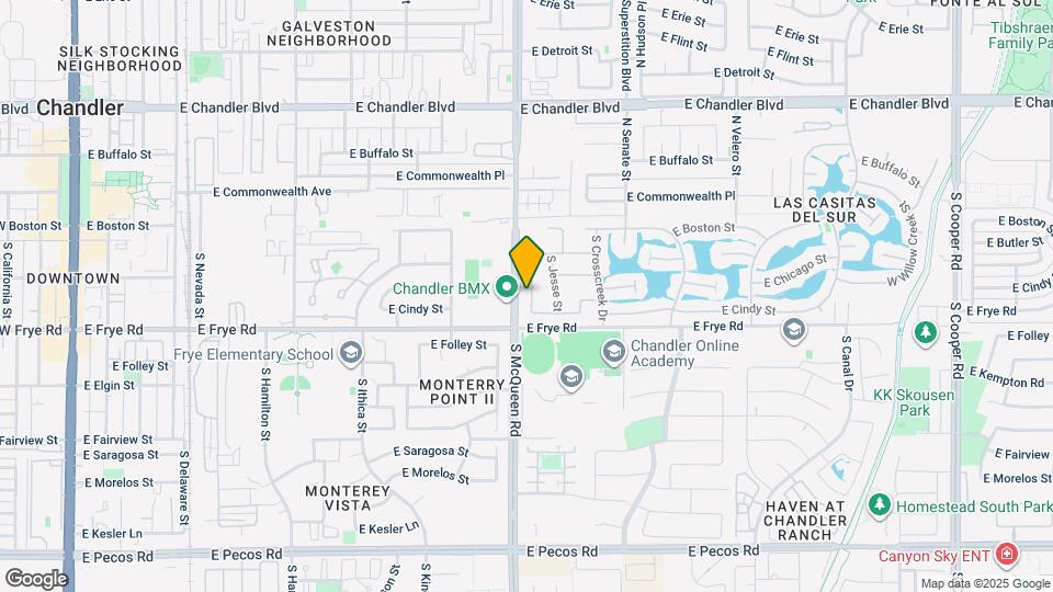 262 S Springs Dr Map and Location Details