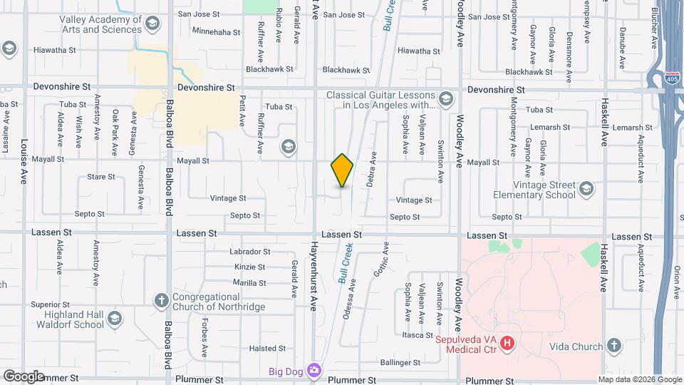 10006 Odessa Ave Map and Location Details