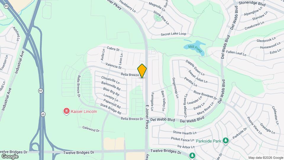 2082 Comstock Ln Mapa y Detalles de la Ubicación