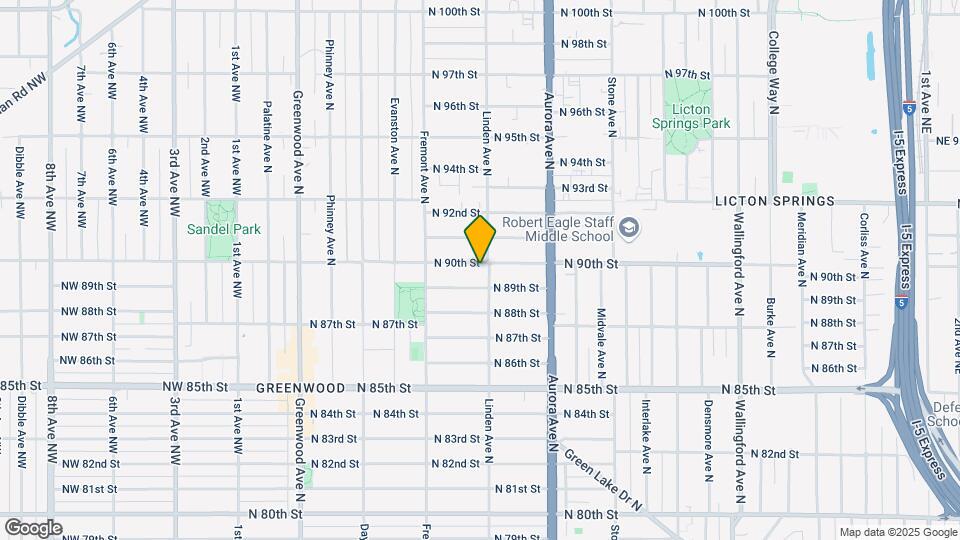 757 N 90th St Map and Location Details
