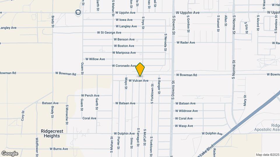 1104 W Vulcan Ave Map and Location Details