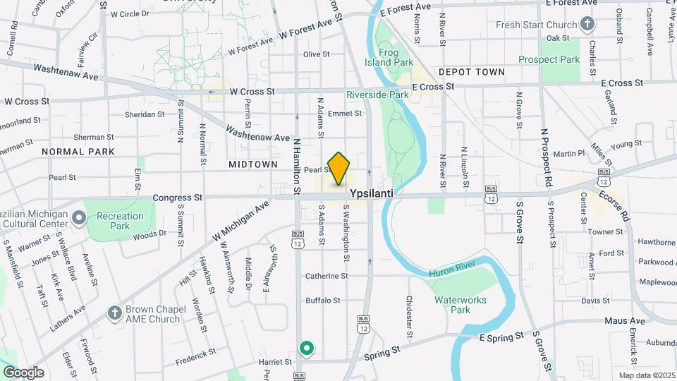 208 W Michigan Ave Map and Location Details