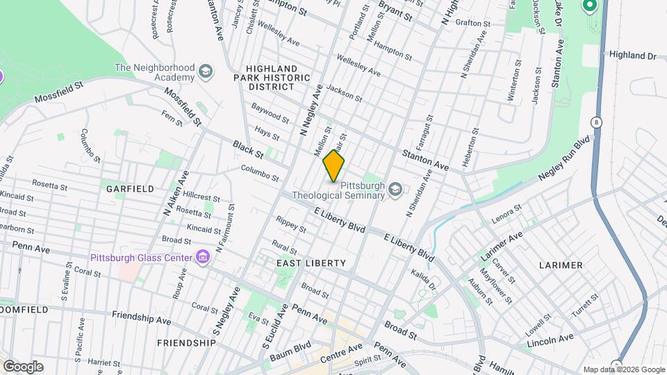 533 N Euclid Ave Map and Location Details