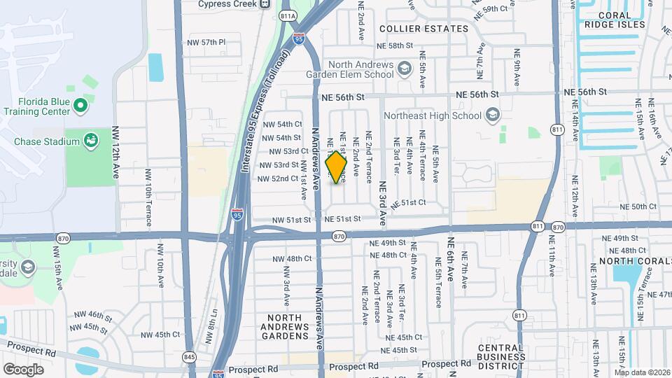 5224 NE 1st Ave. Map and Location Details