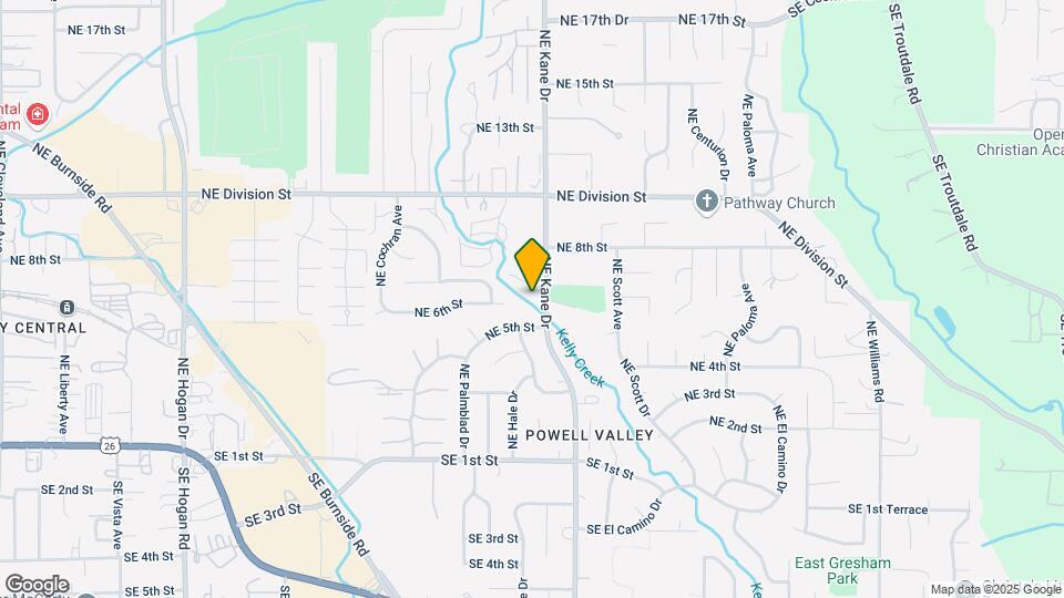 621 NE Kane Dr Map and Location Details
