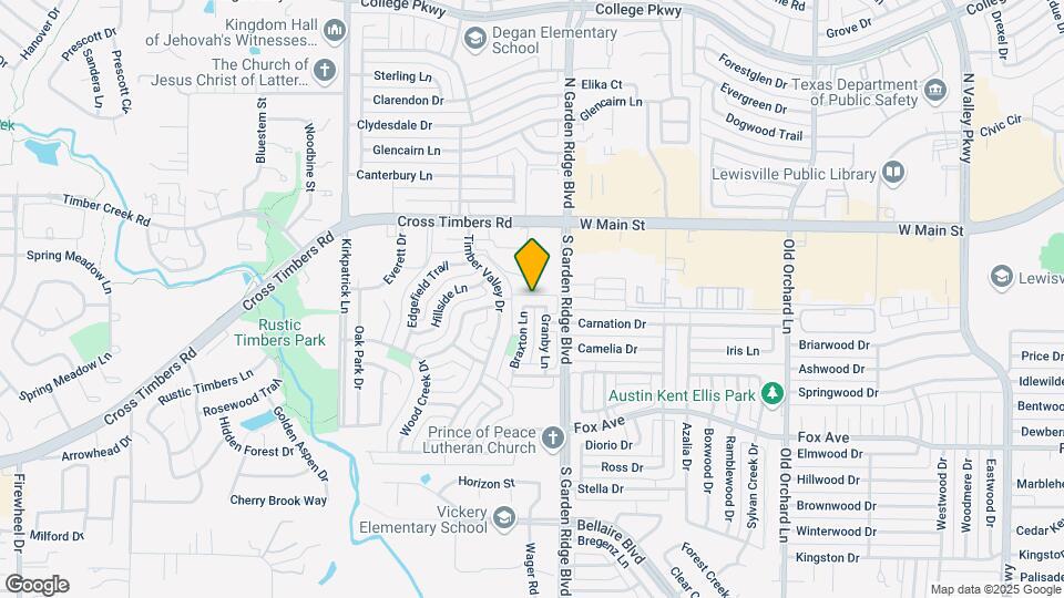 616 Andover Ln Map and Location Details