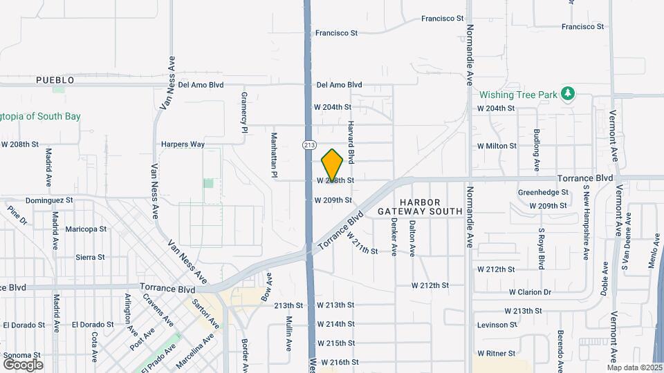 1632 W 208th St Map and Location Details
