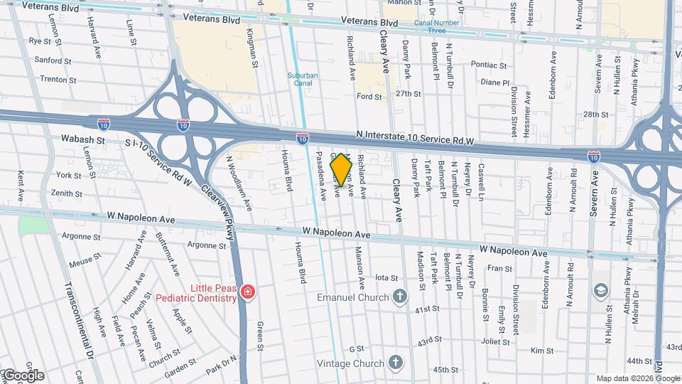 2309 Giuffrias Ave Mapa y Detalles de la Ubicación