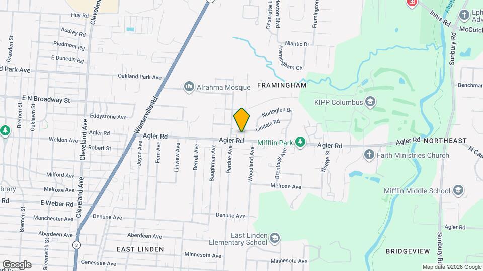 2861 Woodland Ave Map and Location Details