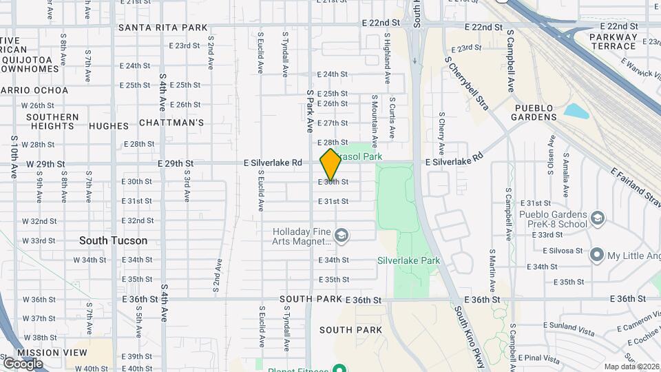 1032 E 30th St Map and Location Details