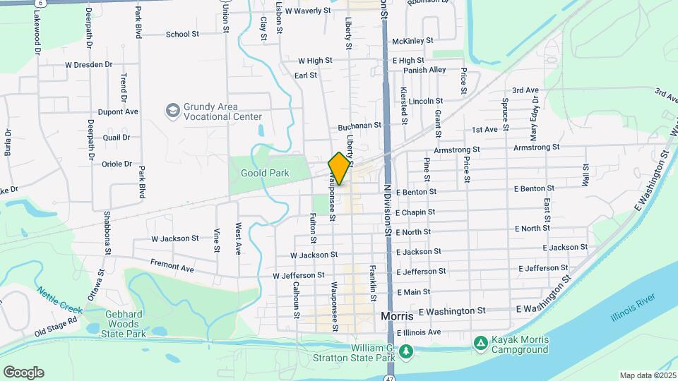 116 W Benton St Map and Location Details