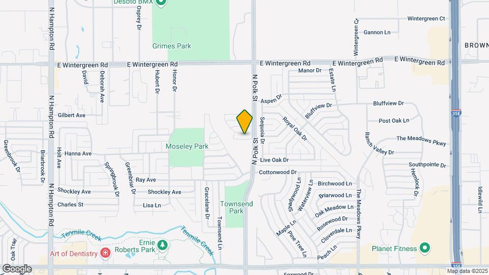 712 Forest Creek Map and Location Details