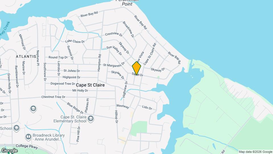 1193 Bayview Vista Map and Location Details