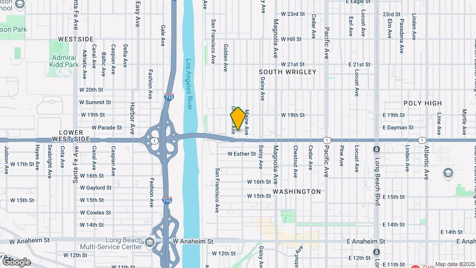 1816 Oregon Ave Map and Location Details