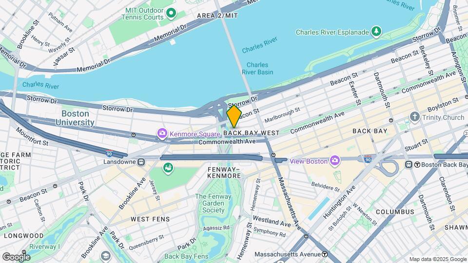 407-419 Commonwealth Ave Map and Location Details