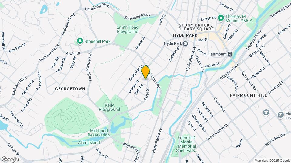 1493 River St, Unit 2 Map and Location Details