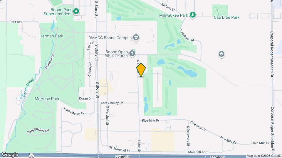 1208 S Linn St Map and Location Details