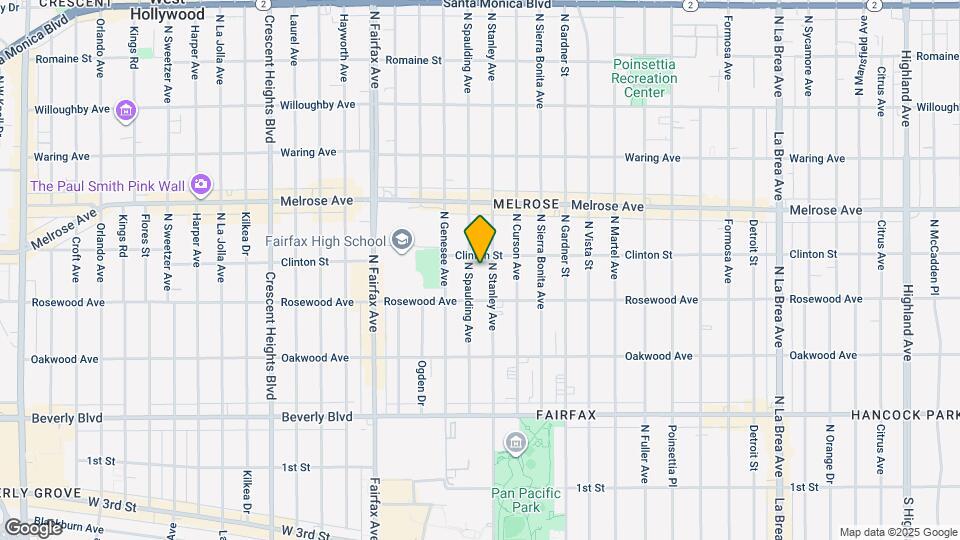 536 N Spaulding Ave, Unit A Map and Location Details