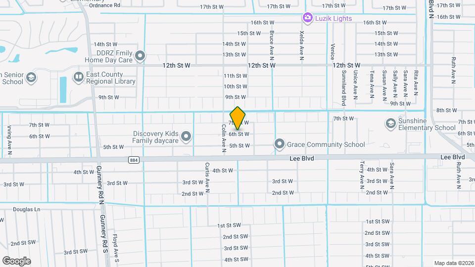 3906-3906 6th St W Map and Location Details