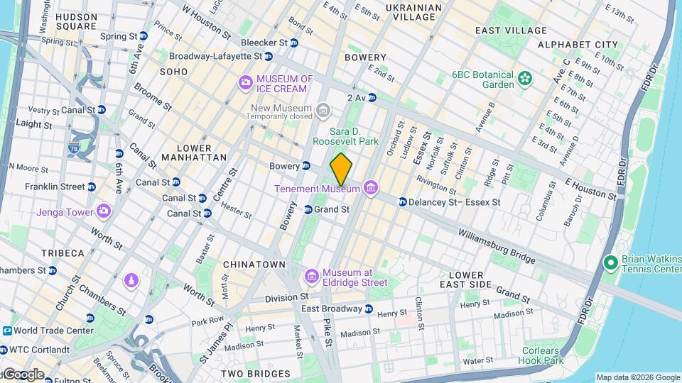 135 Eldridge St Map and Location Details