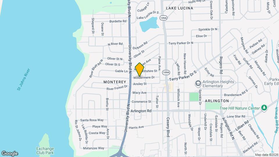 5642 Windermere Dr Map and Location Details