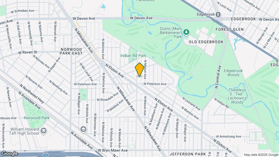 6017 N Austin Ave Map and Location Details
