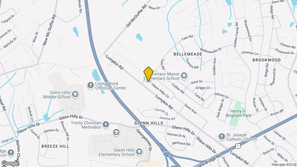 2873 Glenn Hills Cir Map and Location Details