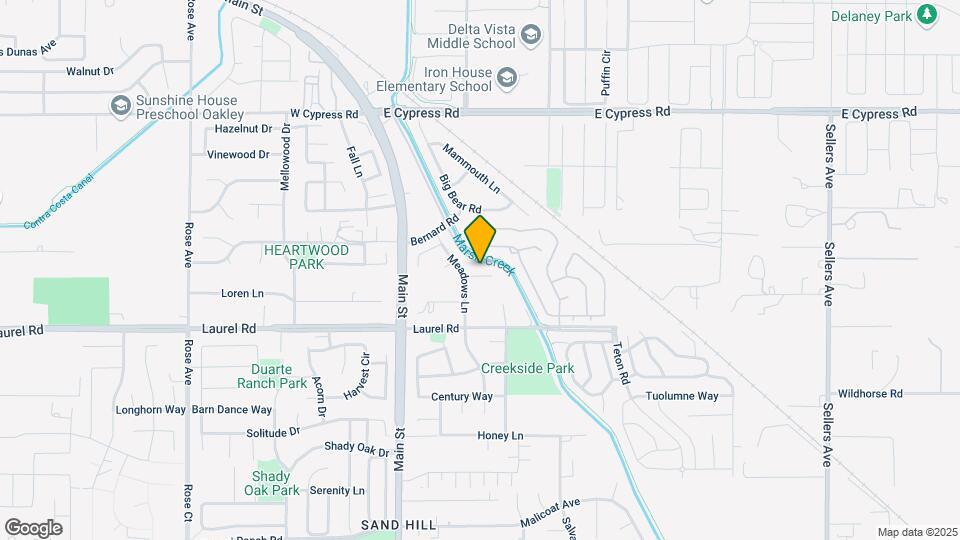 206 Meadow Creek Ct Map and Location Details