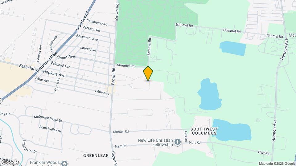 1329 Birch Dr Map and Location Details