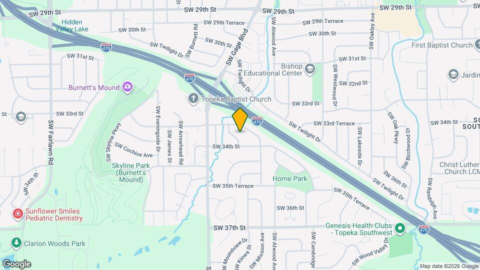 3326 SW Kiowa St Map and Location Details