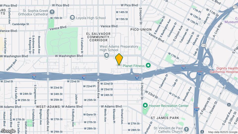 1451 W 20th St Map and Location Details