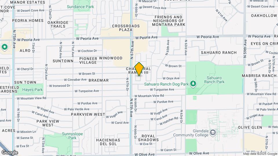 10012 N 66th Dr Mapa y Detalles de la Ubicación