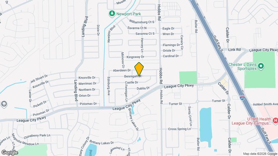 2107 Bennigan St Map and Location Details