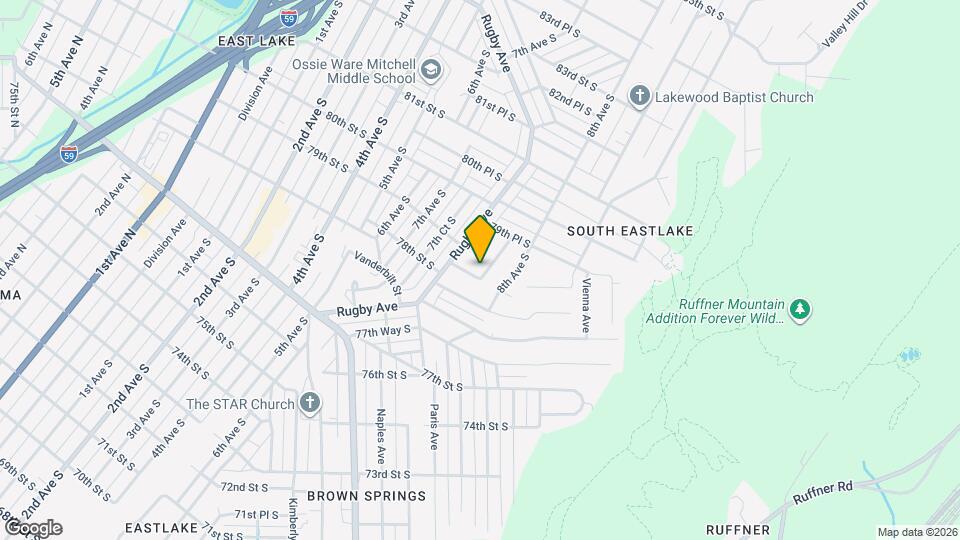 7824 Rugby Ct Map and Location Details