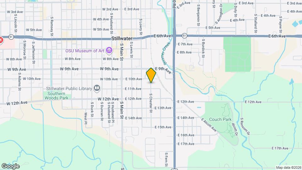 1016 S Chester St Mapa y Detalles de la Ubicación