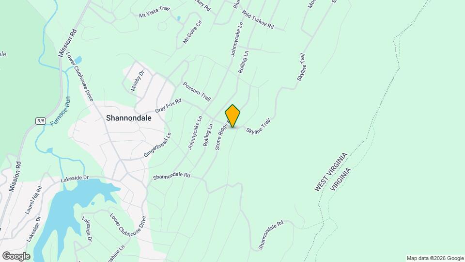 852 Gray Fox Rd Map and Location Details