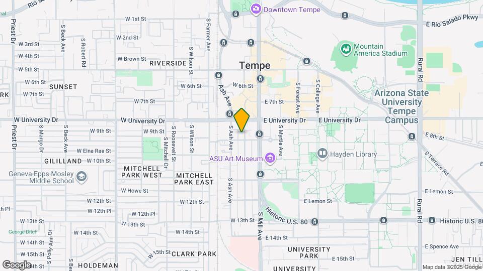832 S Maple Ave Mapa y Detalles de la Ubicación
