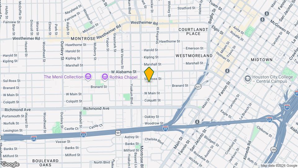 3934 Roseland St Map and Location Details