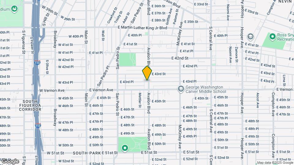 4353 Avalon Blvd Map and Location Details
