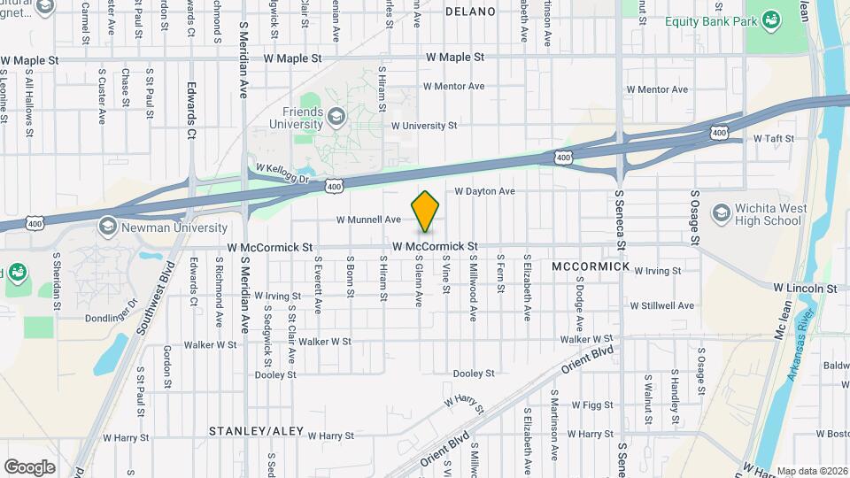 1842 W McCormick Ave Map and Location Details