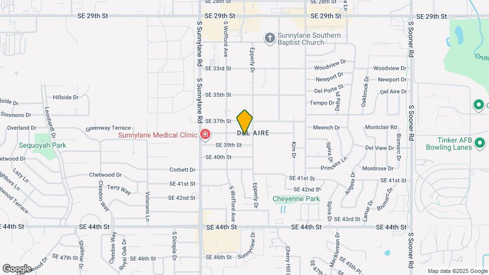 4424 SE 38th St Map and Location Details