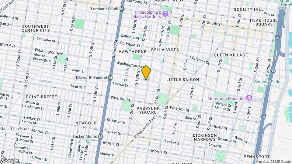 1154 S 11th St Map and Location Details