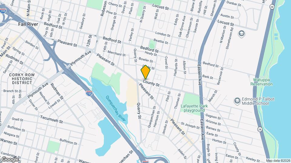 98 County St Mapa y Detalles de la Ubicación