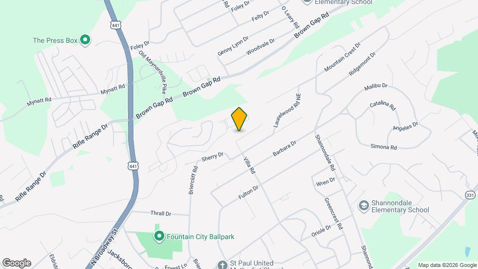 6005 Villa Rd Mapa y Detalles de la Ubicación