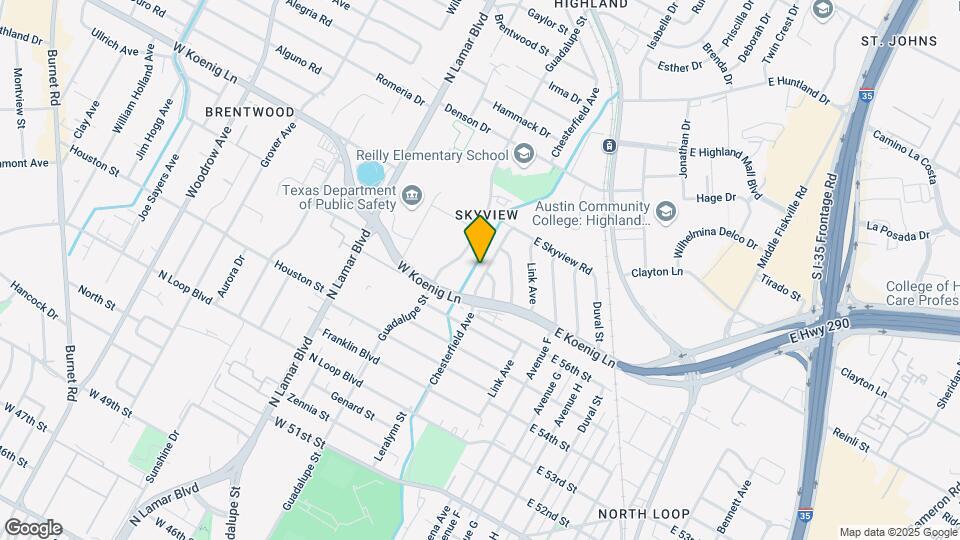 5712 Chesterfield Ave Map and Location Details