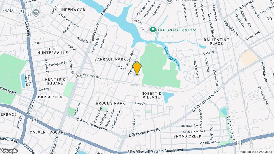 2224 Marshall Ave Map and Location Details