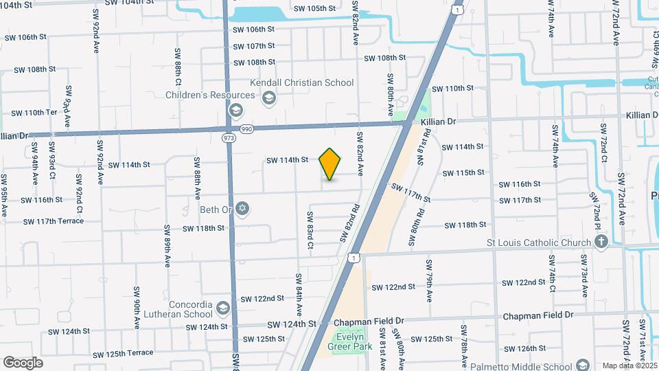 8295 SW 116th St Map and Location Details